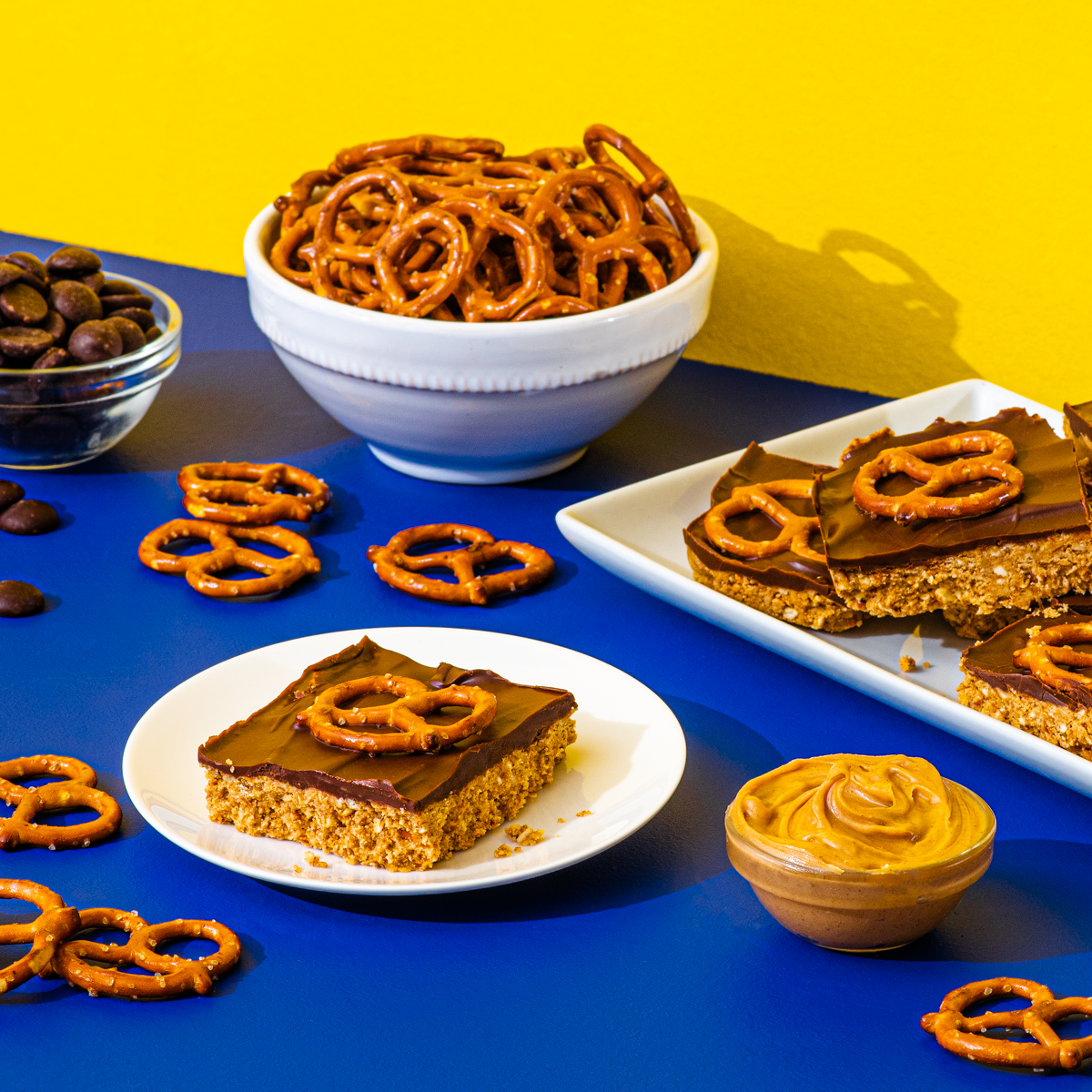 NoBake ROLD GOLD® Peanut Butter Pretzel Bars Rold Gold®